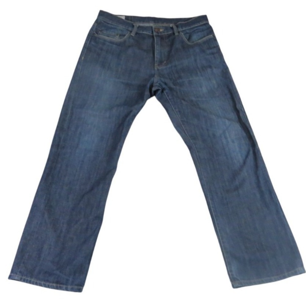 Lacoste Jeans Mens 42 Blue Denim Straight Leg Regular Fit Medium Wash Classic